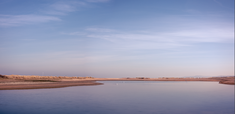 Embouchure de l’estuaire de l’Orne.