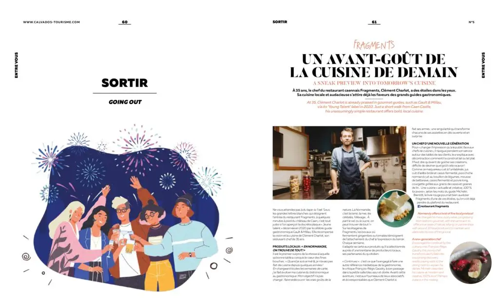Page du magazine Calvados Attractivité