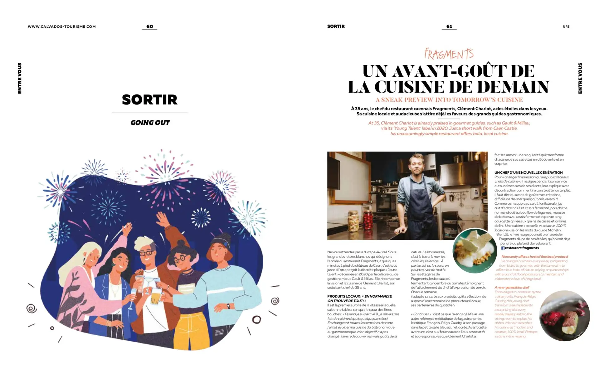 Page du magazine Calvados Attractivité