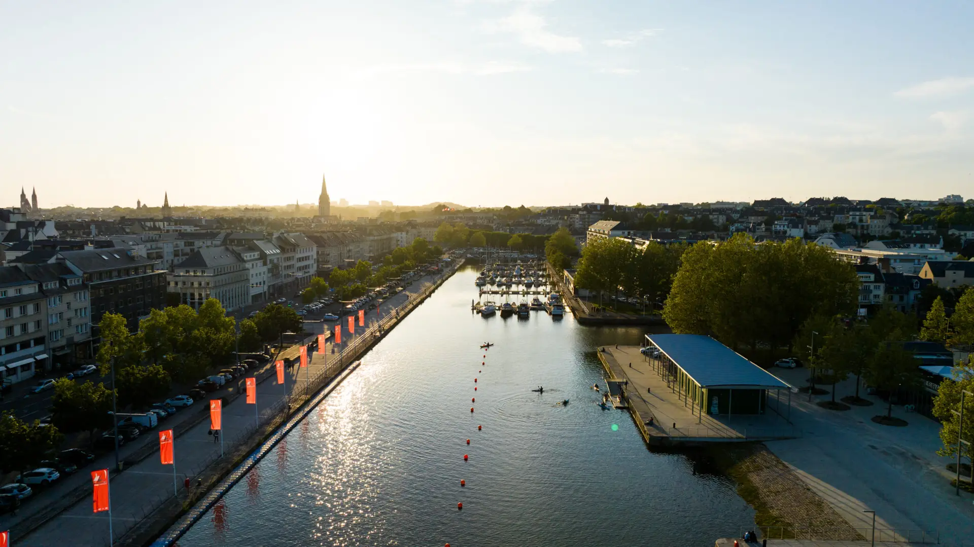 Vue normandie caen drone