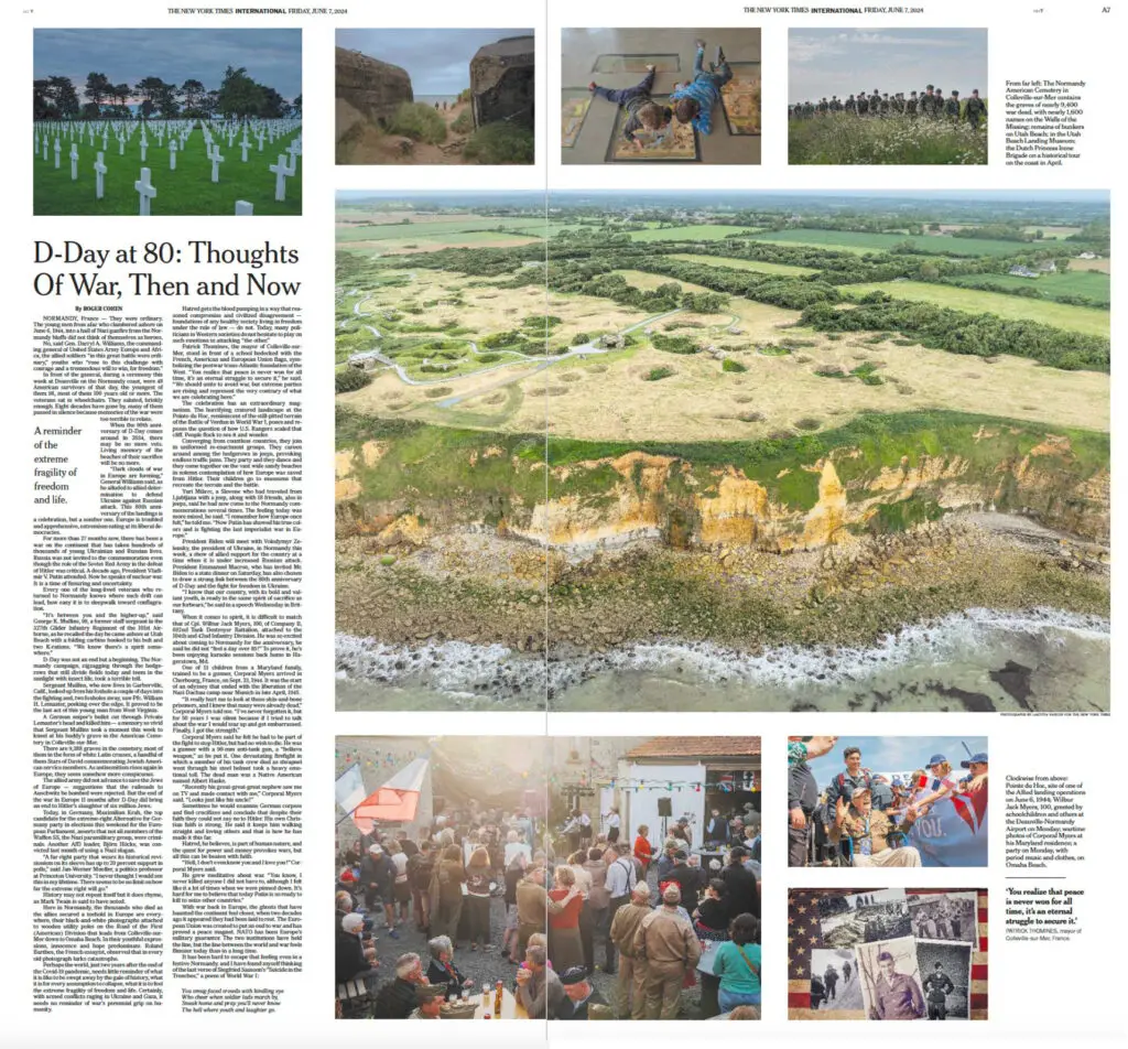 Double page NYT